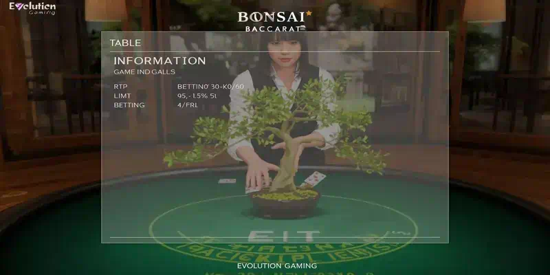 본자이 스피드 바카라 게임 정보 표시 화면, RTP 98.94%, 베팅 한도 1만원-500만원, 다국어 지원 등 상세 스펙 안내