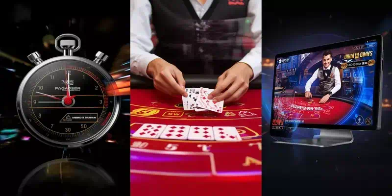 코리안 스피드 바카라 핵심 기능 설명, 27초 초고속 진행 시스템, 한국어 딜러 서비스, 실시간 스트리밍 기술 소개