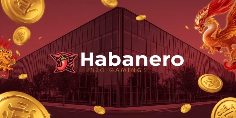 하바네로 슬롯 개발사 소개 배너 이미지, 아시아 시장 특화 온라인 카지노 게임 제공 업체 공식 로고와 대표 게임 심볼